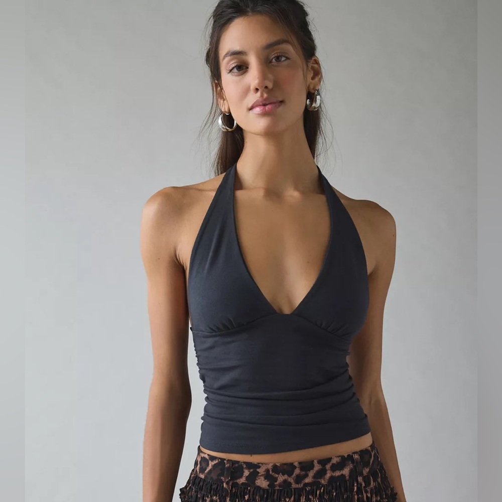 Urban Outfitters Black Halter Top
